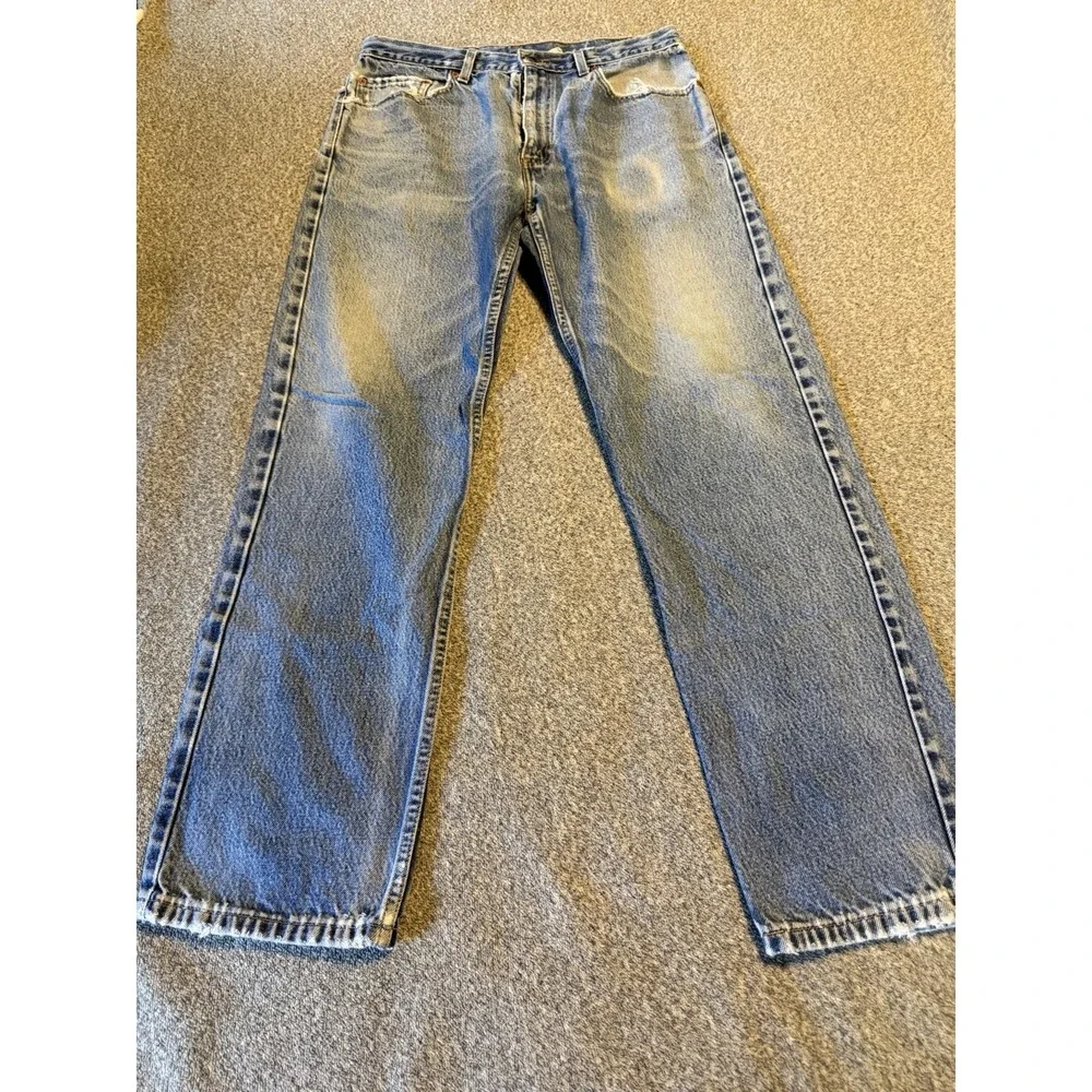 Men's Levi's 505 Jeans - Size 34x32 - Light Wash - Vintage Hipster 1990s